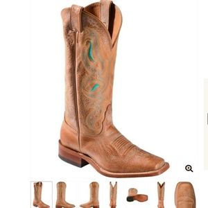 Nocona Honey Cowhide Cowgirl Boot